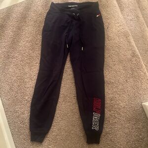 Tommy Hilfiger women’s navy blue Joggers with Red Logo
